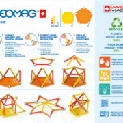 GEOMAG Classic oranžová 42 dílků Eko magnetická STAVEBNICE