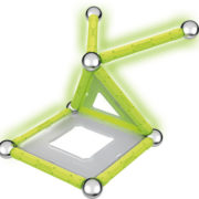 GEOMAG Glow 22 dílků ve tmě svítící magnetická STAVEBNICE