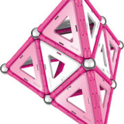 GEOMAG Pink 68 dílků růžová magnetická STAVEBNICE