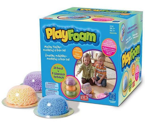 PEXI PlayFoam modelína pěnová boule 1ks dětská modelína 8 barev