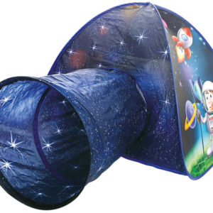 BINO Stan dětský s tunelem kosmonaut 165x95x85cm modrý