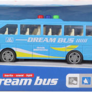 Autobus Dream Bus 17cm na baterie Světlo Zvuk 2 barvy v krabici