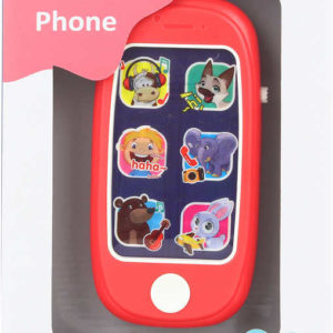 Baby telefon dotykový smartphone 14cm na baterie Světlo Zvuk