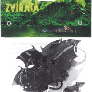 Netopýři a krysy plastová zvířátka 5-11cm set 10ks v sáčku