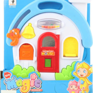 Baby domeček 20x20cm s aktivitami na baterie plast pro miminko Zvuk
