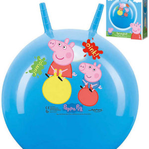 JOHN Hopsadlo modré Peppa Pig skákací míč 50cm s úchyty v krabici