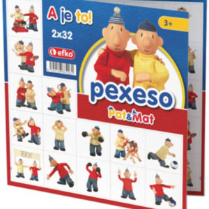 EFKO HRA Pexeso Pat a Mat 32 dvojic *SPOLEČENSKÉ HRY*