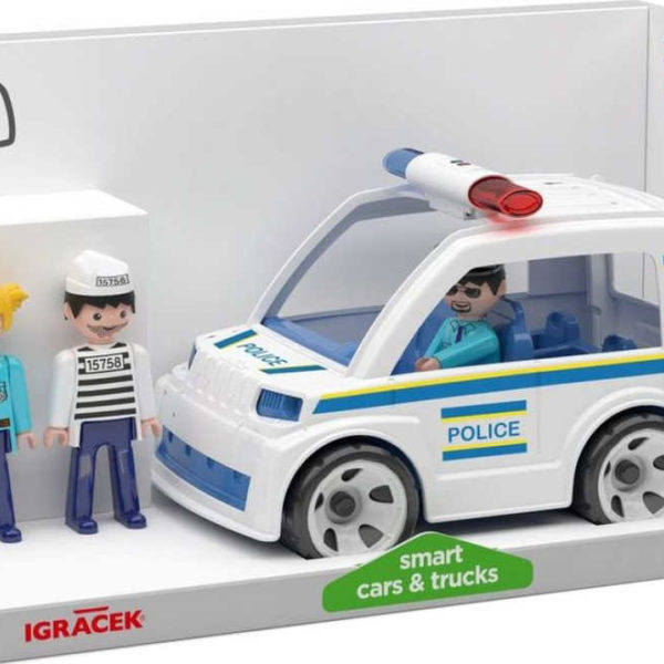EFKO IGRÁČEK MultiGO Trio Policie set auto + 3 figurky s doplňky
