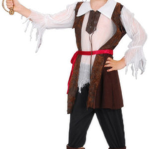 KARNEVAL Šaty pirát vel.M (120-130cm) 5-9 let *KOSTÝM*