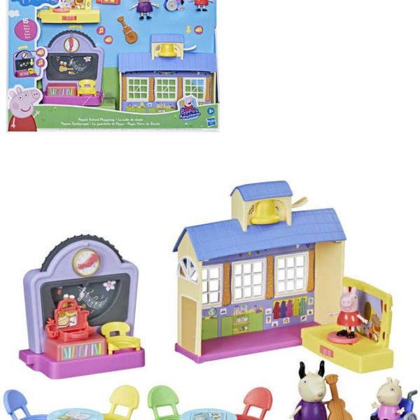 HASBRO Peppa Pig Peppinina školka herní set 2 figurky s doplňky na baterie Zvuk