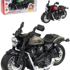 Motorka kovová 10,5cm zpětný chod City Collection Hrdinové silnic 4 barvy