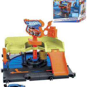 MATTEL HOT WHEELS City Centrum města set akční dráha s autíčkem 3 druhy
