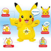 PLYŠ Pikachu interaktivní III Pokémon s funkcemi na baterie Světlo Zvuk