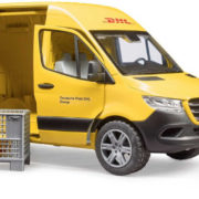 BRUDER 02670 Auto Mercedes-Benz Sprinter DHL set s řidičem a doplňky