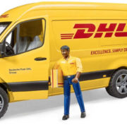 BRUDER 02670 Auto Mercedes-Benz Sprinter DHL set s řidičem a doplňky