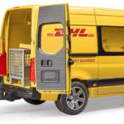 BRUDER 02670 Auto Mercedes-Benz Sprinter DHL set s řidičem a doplňky