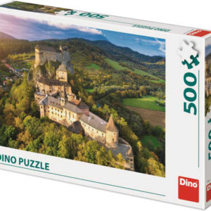 DINO Puzzle 500 dílků Oravský hrad Slovensko foto 47x33cm skládačka