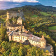 DINO Puzzle 500 dílků Oravský hrad Slovensko foto 47x33cm skládačka