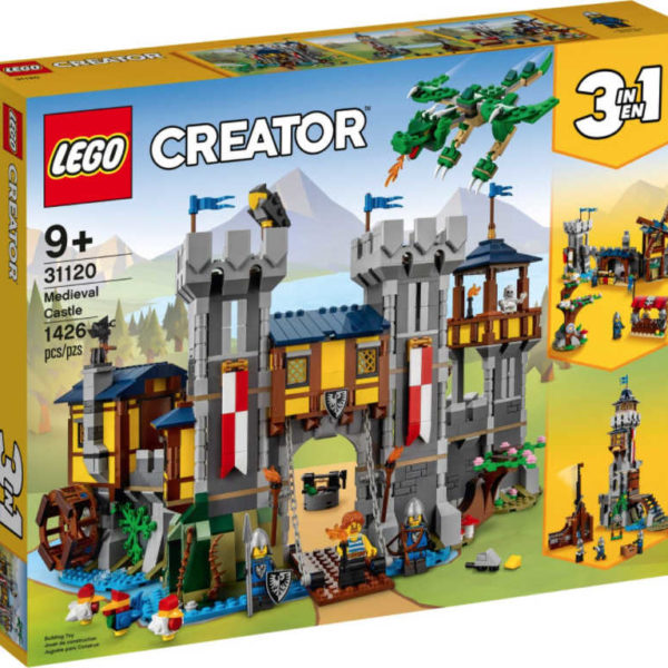 LEGO CREATOR Středověký hrad 3v1 31120 STAVEBNICE
