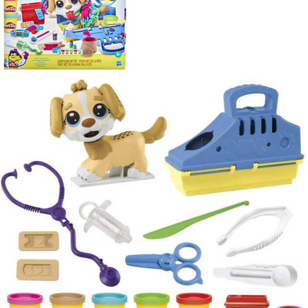 HASBRO PLAY-DOH Malý veterinář kreativní set pejsek s modelínou 284g