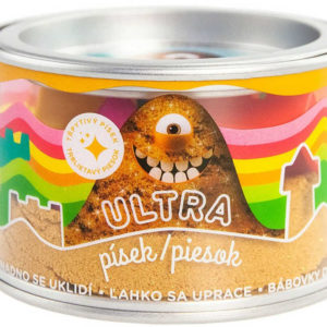 EP Line Ultra písek kinetický magický 200g zlatý s glitry s formičkami v plechovce