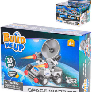BuildMeUP Space Warrior 30-35 dílků 4 druhy plast STAVEBNICE