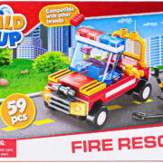 Stavebnice BuildMeUP Fire Rescue 58-59 dílků 2 druhy plast