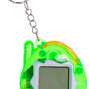 Hra retro elektronická Tamagoči 6cm přívěsek na klíče zvířátko na baterie 3 barvy