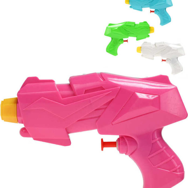 Pistolka dětská vodní barevná stříkací 16cm na vodu 4 barvy