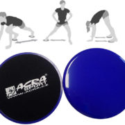 ACRA Posilovač Slider set 1 pár fitness tréninková klouzavá podložka