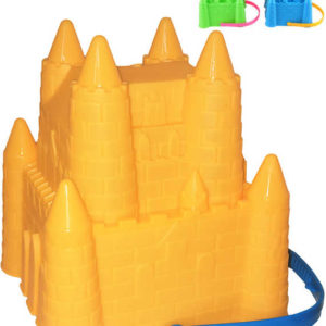 Kyblík hrad formička na písek 4 barvy plast 2v1