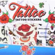 Tetování set 3 archy dětské tetovačky 2 druhy