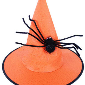 KARNEVAL Klobouk čarodějnický s pavoukem *KARNEVALOVÝ DOPLNĚK*