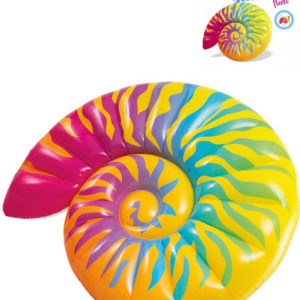 INTEX Lehátko nafukovací mušle 157x127cm matrace na vodu 58791
