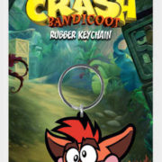 Klíčenka Crash Bandicoot Extra Life 6cm přívěsek na klíče gumový