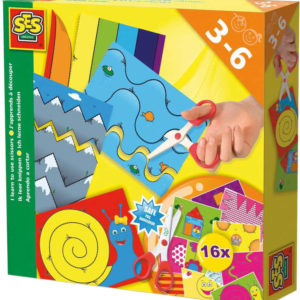 SES CREATIVE Vystřihování pro nejmenší kreativní set s nůžkami