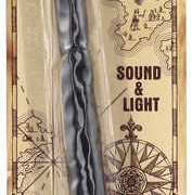KARNEVAL Kouzelnická hůlka 36cm na baterie Světlo Zvuk plast na kartě