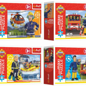 TREFL PUZZLE MiniMaxi Hrdinský Požárník Sam 22x16cm 20 dílků 4 druhy