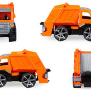 LENA TRUXX 2 auto popeláři funkční set s figurkou plast v krabici