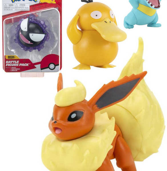 Pokémon Battle figurka set 1-2ks na kartě různé druhy plast