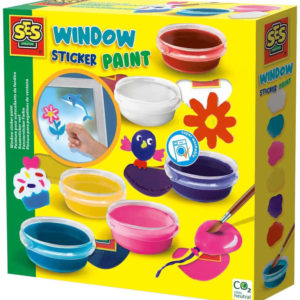 SES CREATIVE Barvy na malování okenních obrázků kreativní set v krabici