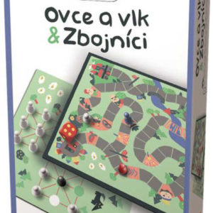 DINO Hra Ovce a vlk + Zbojníci cestovní 2v1 *SPOLEČENSKÉ HRY*