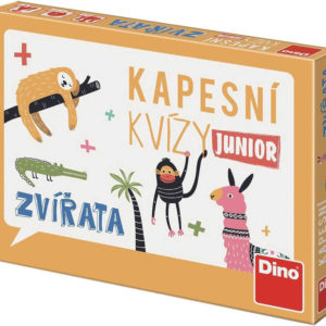 DINO Kapesní kvízy Junior Zvířata 106 otázek