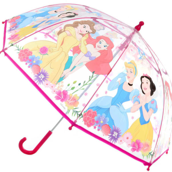 Deštník dětský Disney Princezny manuální 64x72cm transparentní