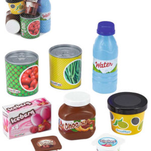 ECOIFFIER Baby potraviny plastové makety set 8ks v síťce