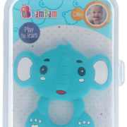BAM BAM Baby kousátko slon v plastové krabičce pro miminko