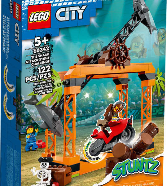 LEGO CITY Žraločí kaskadérská výzva 60342 STAVEBNICE