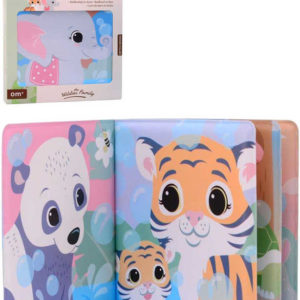 JOUECO Baby knížka zvířátka pískací na koupání do vany pro miminko plast