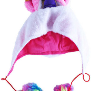 KARNEVAL Čepice jednorožec s bambulkami *KARNEVALOVÝ DOPLNĚK*