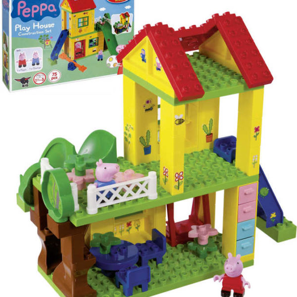 BIG PlayBig Bloxx Peppa Pig Domeček na hraní set s figurkou STAVEBNICE
